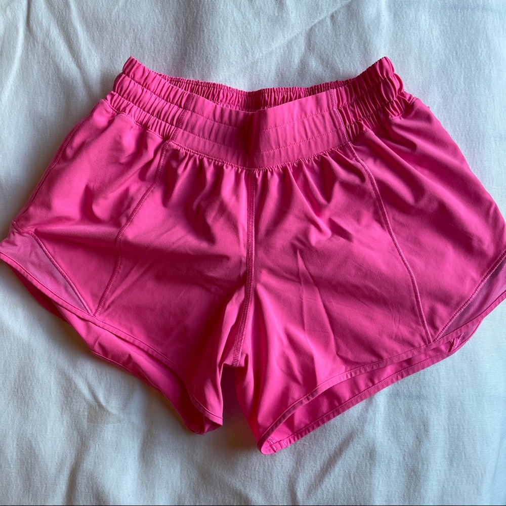 Lululemon Hotty Hot Short Long 4” - Dark Prism Pink
